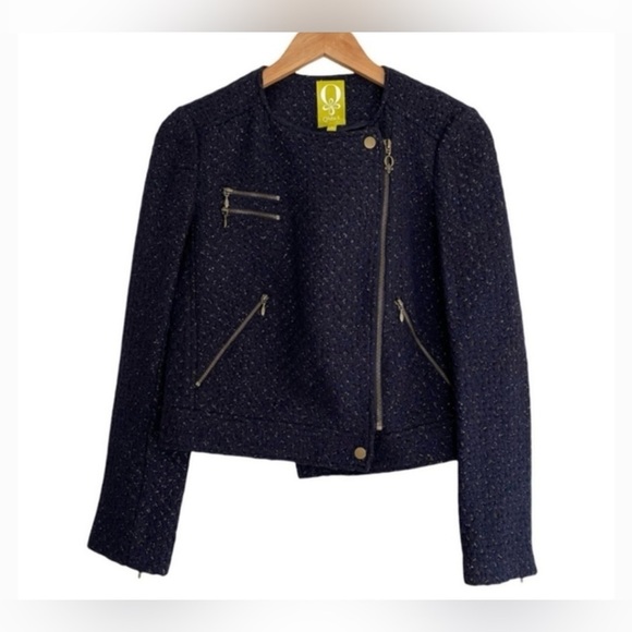 QMack Navy Textured Jacket - Picture 3 of 7